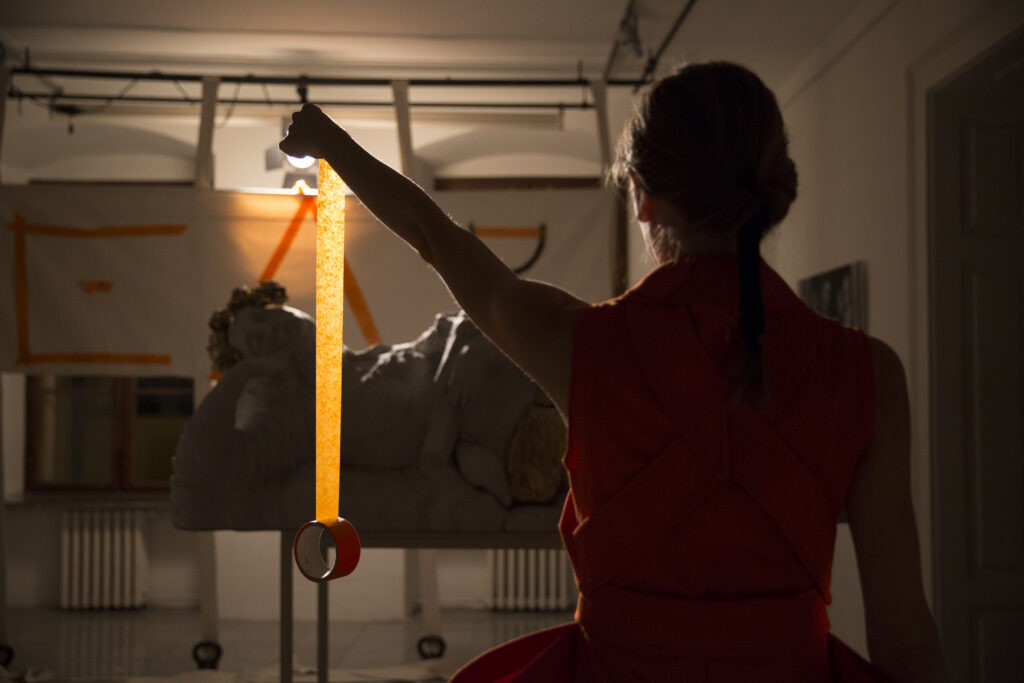 Photo from the performance Zlé gesto (Bad Gesture)